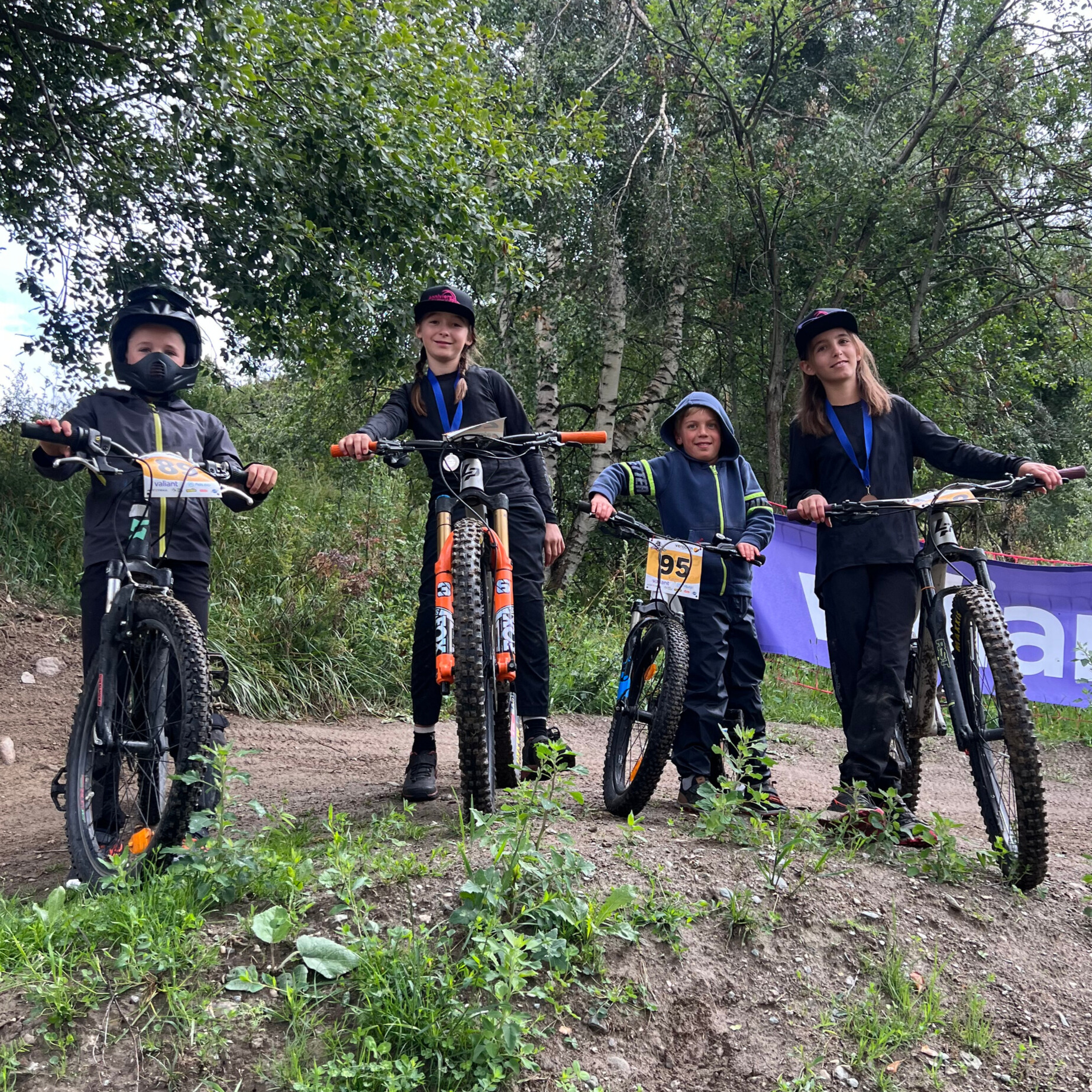 4 enfants à Vercorin, GP Valiant 2025